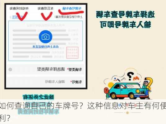 如何查询自己的车牌号？这种信息对车主有何便利？