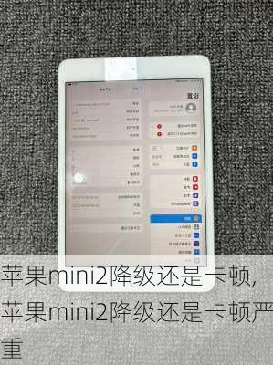 苹果mini2降级还是卡顿,苹果mini2降级还是卡顿严重