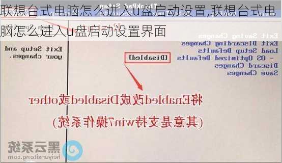 联想台式电脑怎么进入u盘启动设置,联想台式电脑怎么进入u盘启动设置界面