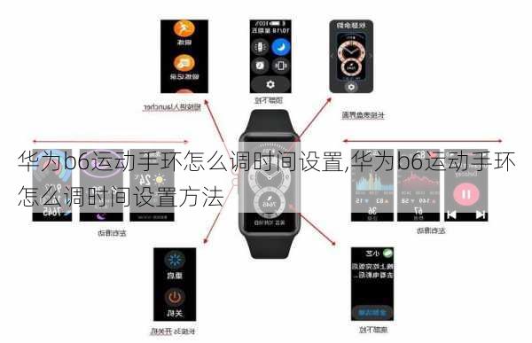 华为b6运动手环怎么调时间设置,华为b6运动手环怎么调时间设置方法