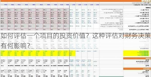 如何评估一个项目的投资价值？这种评估对财务决策有何影响？