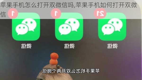 苹果手机怎么打开双微信吗,苹果手机如何打开双微信