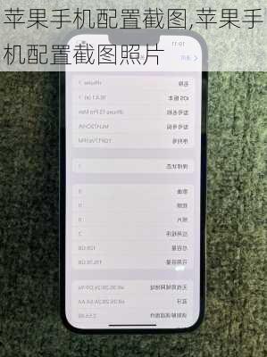苹果手机配置截图,苹果手机配置截图照片