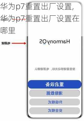 华为p7重置出厂设置,华为p7重置出厂设置在哪里