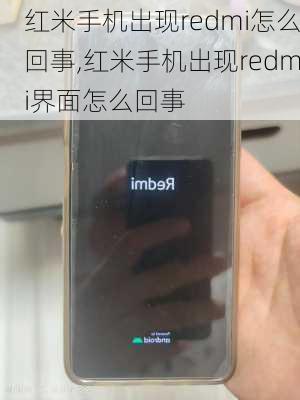 红米手机出现redmi怎么回事,红米手机出现redmi界面怎么回事