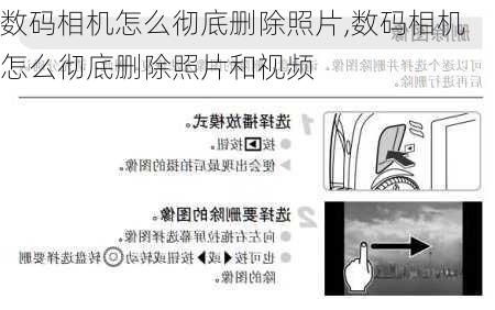 数码相机怎么彻底删除照片,数码相机怎么彻底删除照片和视频