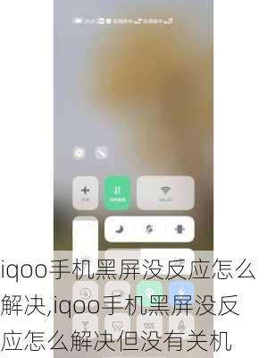 iqoo手机黑屏没反应怎么解决,iqoo手机黑屏没反应怎么解决但没有关机