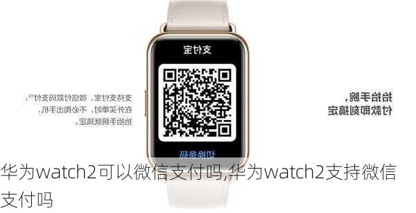 华为watch2可以微信支付吗,华为watch2支持微信支付吗