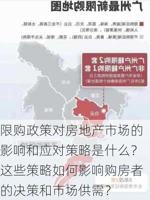 限购政策对房地产市场的影响和应对策略是什么？这些策略如何影响购房者的决策和市场供需？