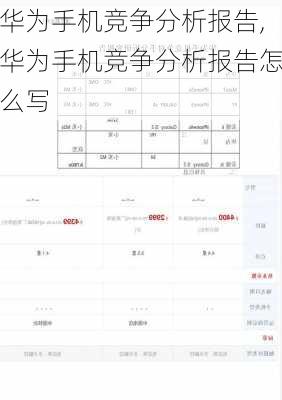 华为手机竞争分析报告,华为手机竞争分析报告怎么写