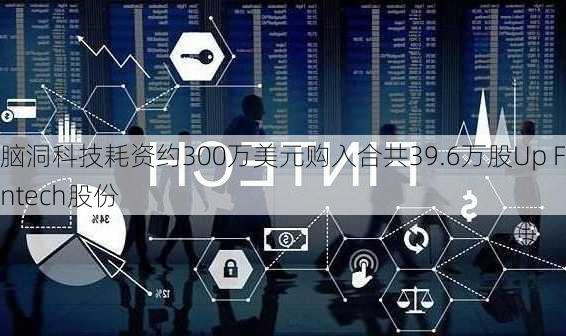 脑洞科技耗资约300万美元购入合共39.6万股Up Fintech股份