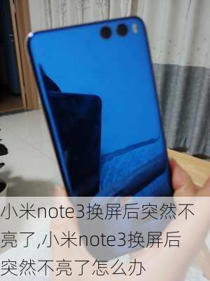 小米note3换屏后突然不亮了,小米note3换屏后突然不亮了怎么办