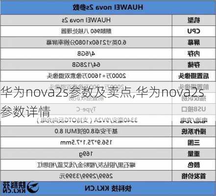 华为nova2s参数及卖点,华为nova2s参数详情