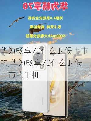 华为畅享70什么时候上市的,华为畅享70什么时候上市的手机