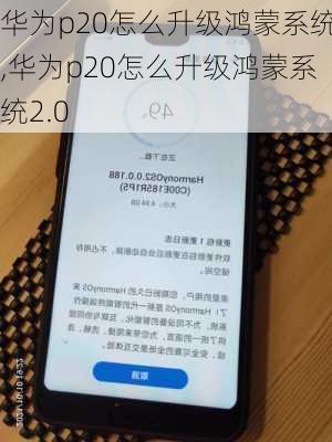 华为p20怎么升级鸿蒙系统,华为p20怎么升级鸿蒙系统2.0