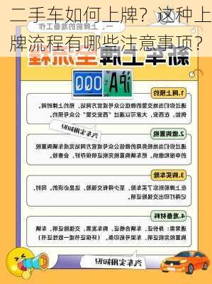 二手车如何上牌？这种上牌流程有哪些注意事项？