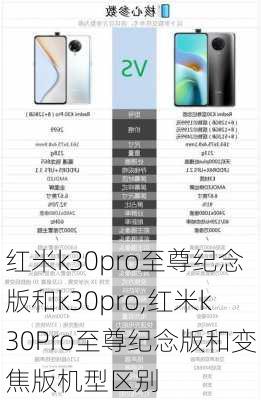 红米k30pro至尊纪念版和k30pro,红米k30Pro至尊纪念版和变焦版机型区别