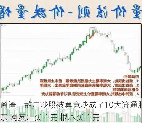 离谱！散户炒股被套竟炒成了10大流通股东 网友：买不完 根本买不完