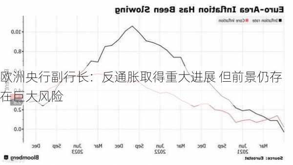 欧洲央行副行长：反通胀取得重大进展 但前景仍存在巨大风险