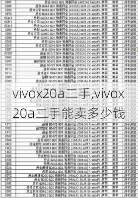 vivox20a二手,vivox20a二手能卖多少钱