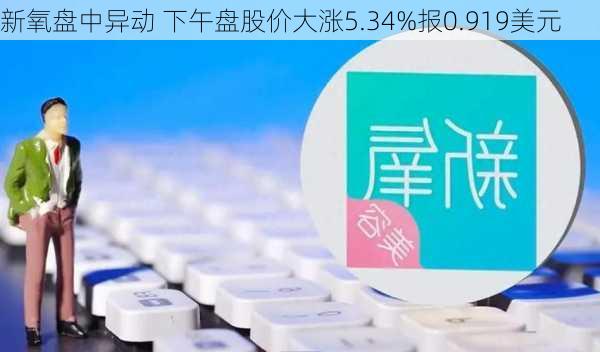 新氧盘中异动 下午盘股价大涨5.34%报0.919美元