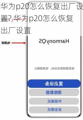 华为p20怎么恢复出厂设置?,华为p20怎么恢复出厂设置