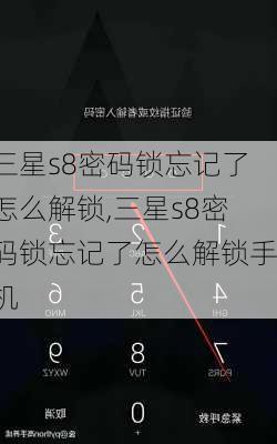 三星s8密码锁忘记了怎么解锁,三星s8密码锁忘记了怎么解锁手机