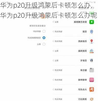 华为p20升级鸿蒙后卡顿怎么办,华为p20升级鸿蒙后卡顿怎么办呢