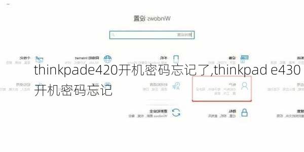 thinkpade420开机密码忘记了,thinkpad e430 开机密码忘记