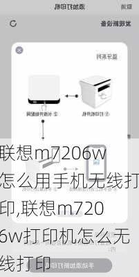 联想m7206w怎么用手机无线打印,联想m7206w打印机怎么无线打印